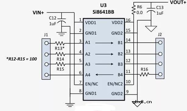 数字电路图怎么看（可调数字电压表电路图/TTL逻辑测试仪电路/数字隔离器Si8641典型电路）