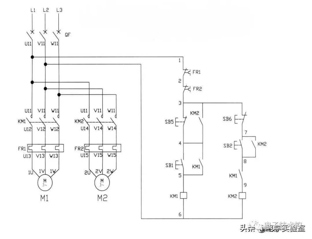 电动机控制电路图讲解 解读电动机控制电路图工作方式