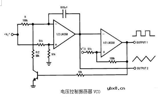 6种简单电路图之LM358应用电路图（直流耦合低通RC有源滤波器 低漂移峰值检测器）