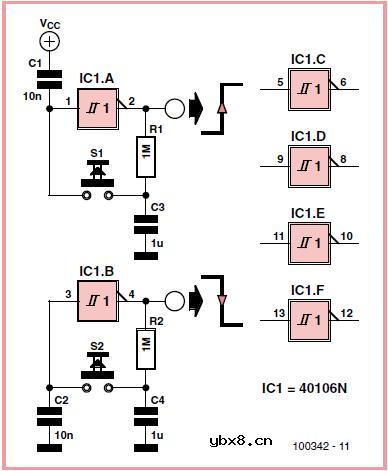 六路开关电路原理图讲解