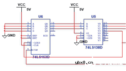 一种利用数字电路设计的简易信号灯