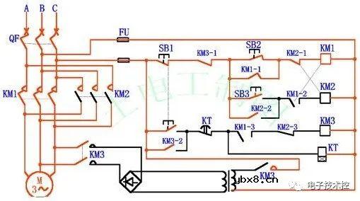 三相异步电动机能耗制动电路图和工作原理讲解