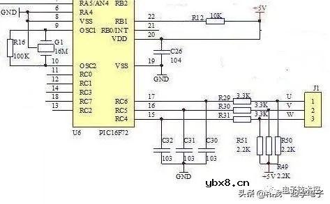 电动车控制器电路原理图讲解分析