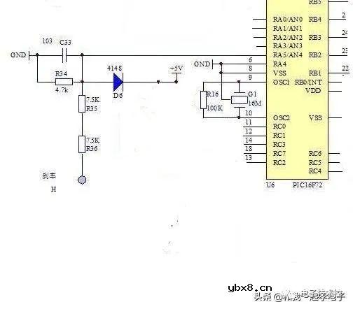 电动车控制器电路原理图讲解分析