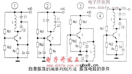 自激振荡的简单判别方法 振荡电路的条件