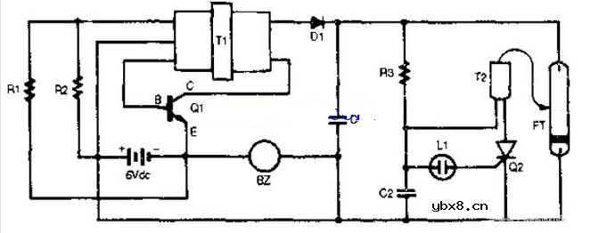 防盗门报警器电路图