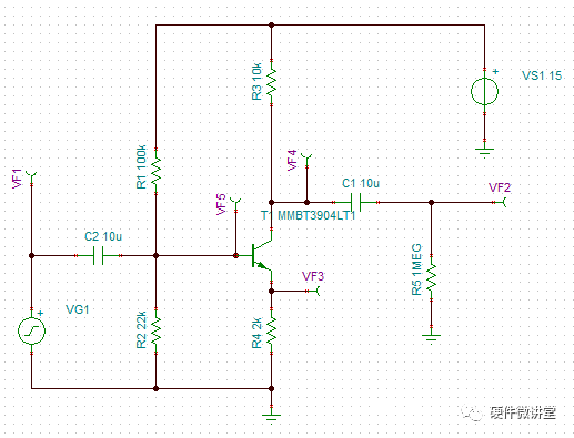 请给出输出端放大后的VF2波形Vpp是多少伏