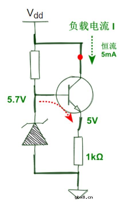 分享一下用三极管搭恒流源的几种形式