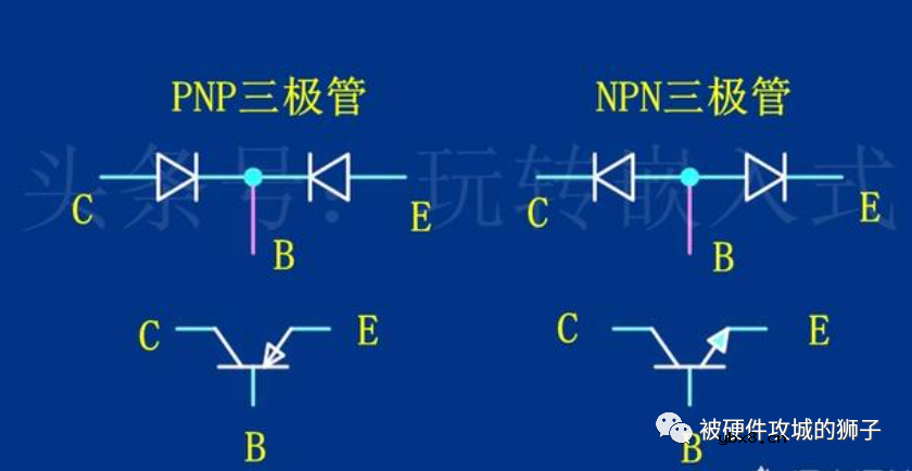 三极管当二极管的使用方式