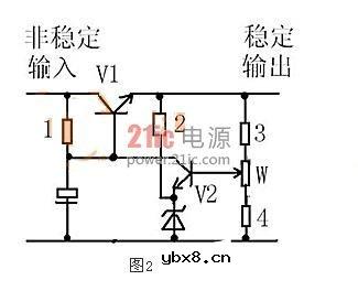 关于稳压三极管电路的工作分析