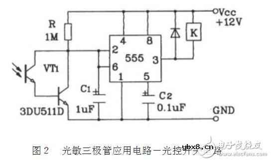 光敏三极管应用电路大全
