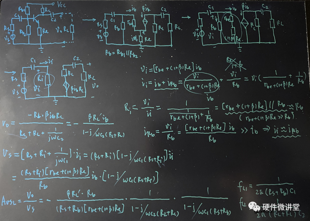 聊聊三极管CE组态的低频等效电路、低频截频及对应的伯特图