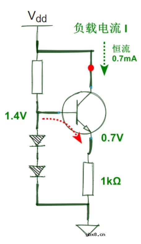 分享一下用三极管搭恒流源的几种形式