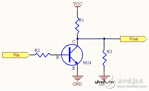 两个9014三极管简易开关电路分析