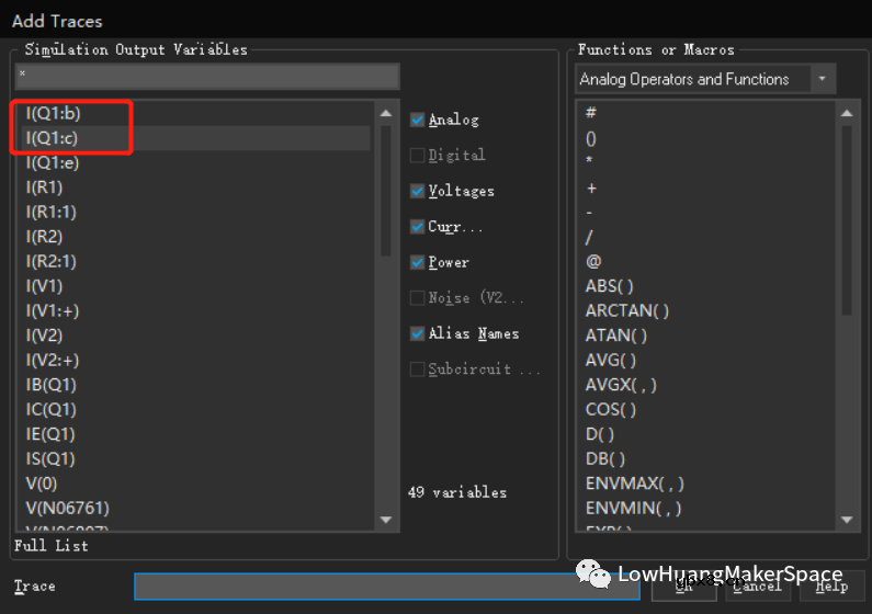 通过Pspice仿真来看下三极管的直流偏置点