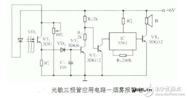 光敏三极管应用电路大全