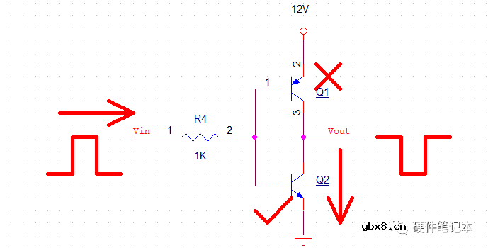 三极管驱动电路与推挽电路错误分析