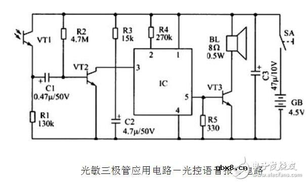 光敏三极管应用电路大全