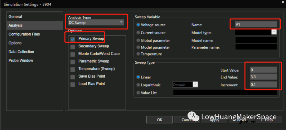 通过Pspice仿真来看下三极管的直流偏置点