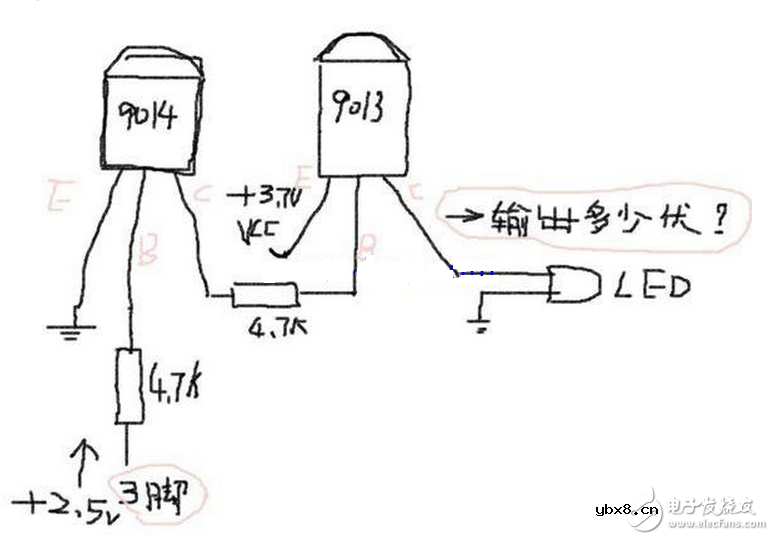 8050开关继电器电路图，8050三极管开关电路图，8050发射电路