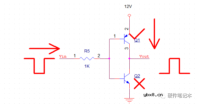 三极管驱动电路与推挽电路错误分析