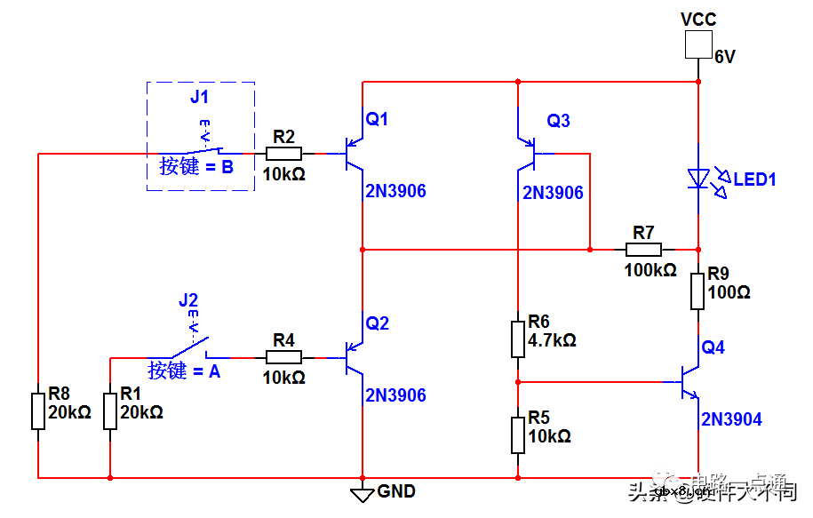 触摸开关电路原理图讲解 基于三极管的触摸开关电路设计