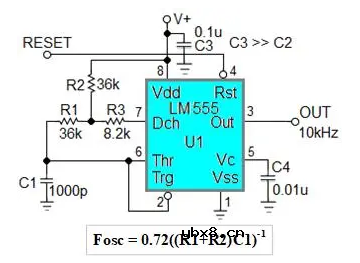 需要生成50%占空比方波，门控555第一脉冲过长怎么办？
