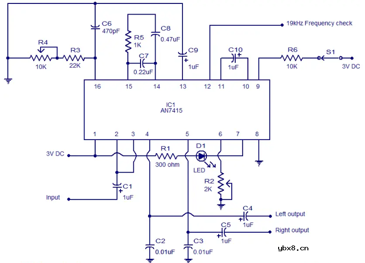 立体声解调器电路图分享