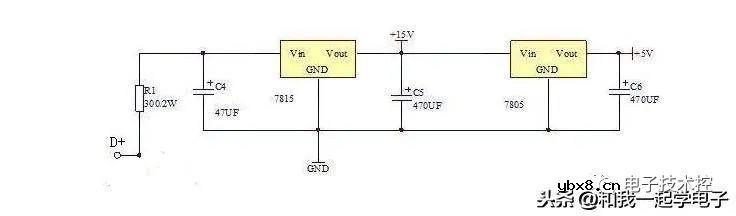 电动车控制器电路原理图讲解分析