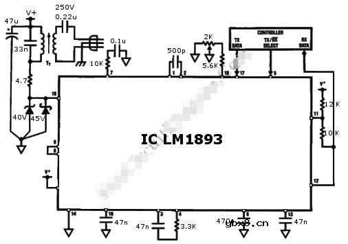 典型调制解调器电路图分享