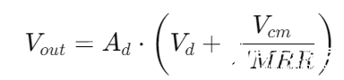 1200字彻底掌握运算放大器电路的关键参数选型计算：共模抑制比 CMRR