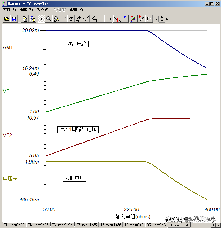 为什么这个运放压控电流源误差有点大？
