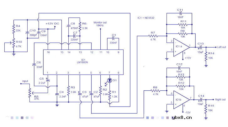 立体声解调器电路图分享