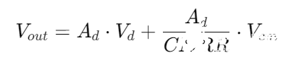 1200字彻底掌握运算放大器电路的关键参数选型计算：共模抑制比 CMRR