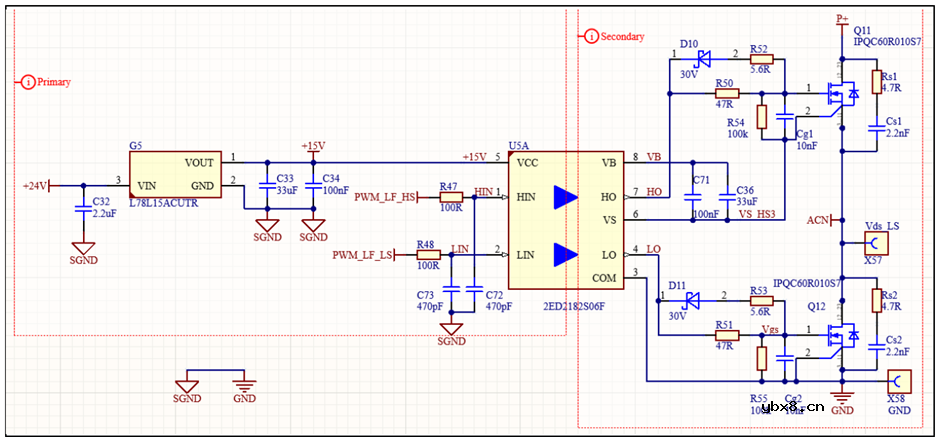 驱动电路设计（七）——自举电源在5kW交错调制图腾柱PFC应用