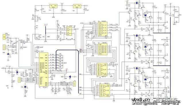 电动车控制器电路原理图讲解分析