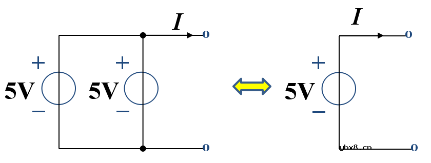 理想电源的串并联电路分析
