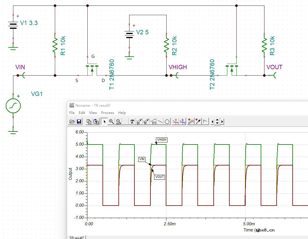 基于MOS管的双向电平转换电路设计