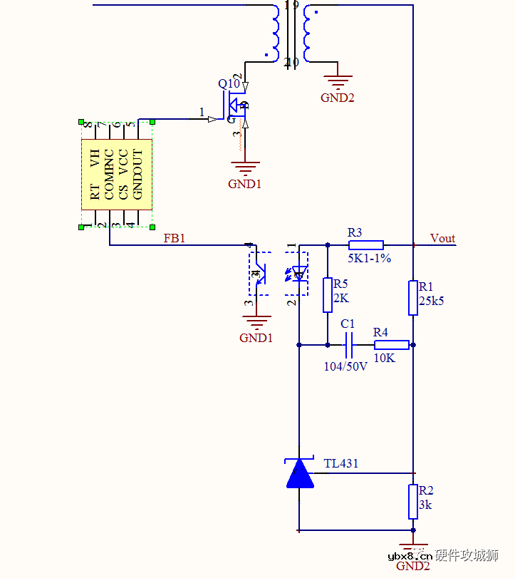TL431与光耦组成的电压反馈