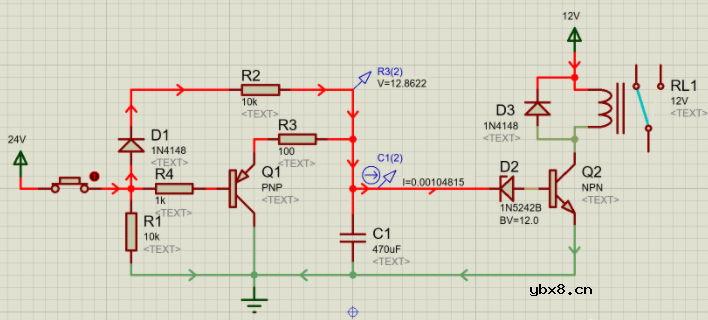 看下三极管的应用电路