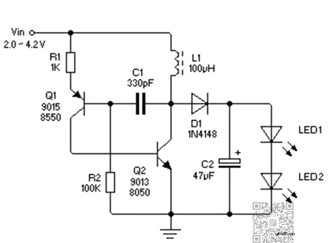 遥控器背光照明电路原理详解