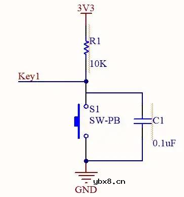 按键的硬件消抖电路原理详解