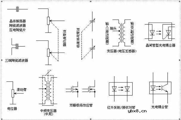 电路系统常用的图形符号