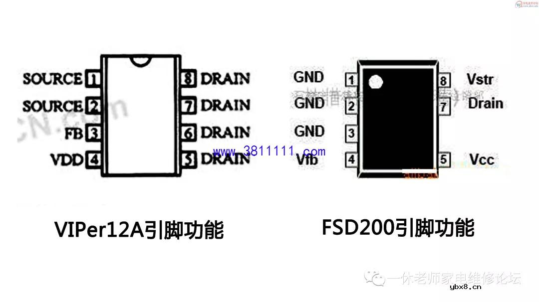 美的电磁炉通电无反应技改维修VIPer12A代换FSD200 