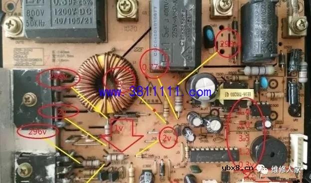 电磁炉故障维修思路。 