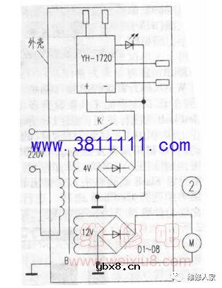 普通燃气热水器改装为强排气和交流电点火方法。 