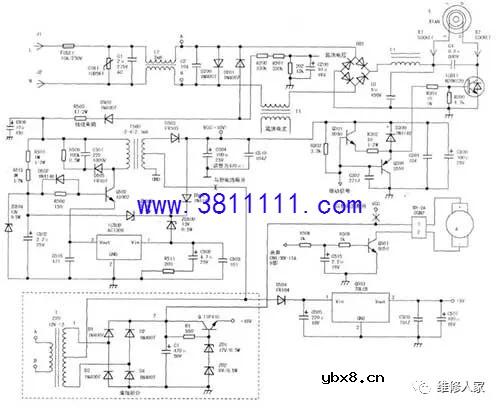 电磁炉故障维修思路。 