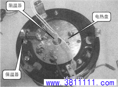 黑白图片详细讲解电饭煲的拆卸技巧。 