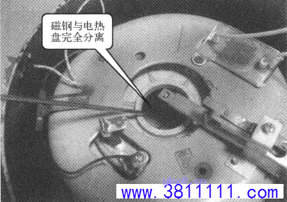 黑白图片详细讲解电饭煲的拆卸技巧。 