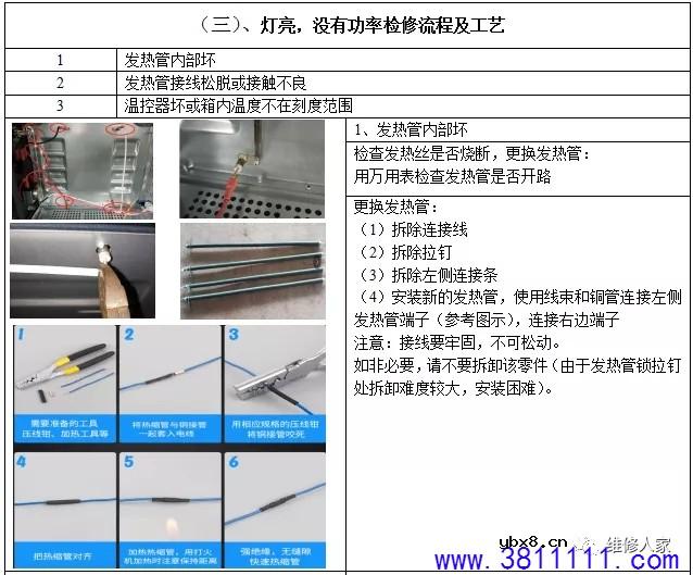 惠而浦蒸汽电烤箱维修技术手册 